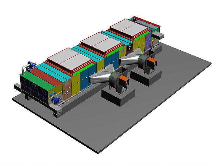 New wood chip dryer for CMB Osmoloda